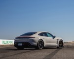 2022 Porsche Taycan GTS (Color: Crayon) Rear Three-Quarter Wallpapers 150x120