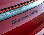 2022 Porsche Taycan GTS Sport Turismo (Color: Carmine Red) Badge Wallpapers 150x120