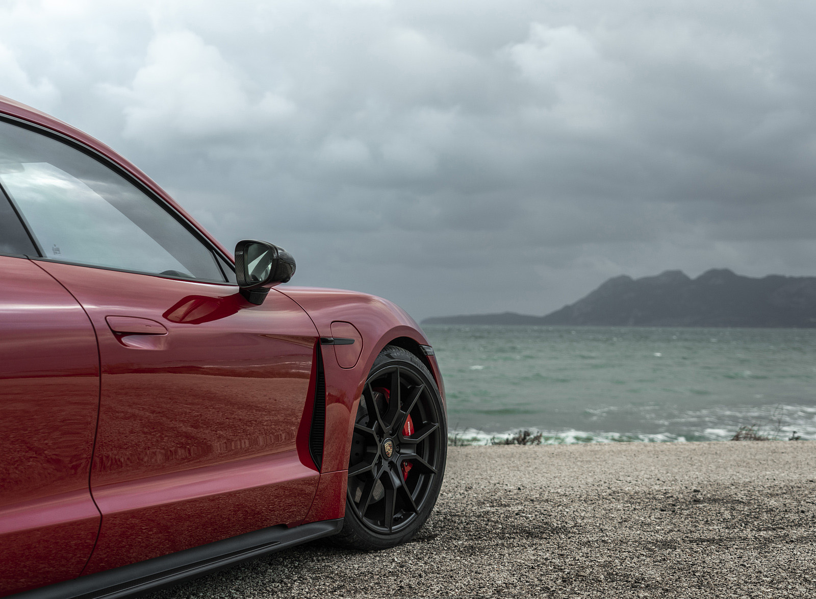 2022 Porsche Taycan GTS Sport Turismo (Color: Carmine Red) Detail Wallpapers #105 of 168