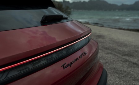 2022 Porsche Taycan GTS Sport Turismo (Color: Carmine Red) Detail Wallpapers 450x275 (112)