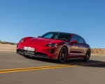 2022 Porsche Taycan GTS Sport Turismo (Color: Carmine Red) Front Three-Quarter Wallpapers 150x120 (1)