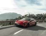 2022 Porsche Taycan GTS Sport Turismo (Color: Carmine Red) Front Three-Quarter Wallpapers 150x120 (37)