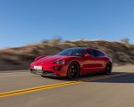 2022 Porsche Taycan GTS Sport Turismo (Color: Carmine Red) Front Three-Quarter Wallpapers 150x120 (7)