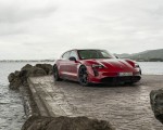 2022 Porsche Taycan GTS Sport Turismo (Color: Carmine Red) Front Three-Quarter Wallpapers 150x120 (68)