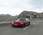 2022 Porsche Taycan GTS Sport Turismo (Color: Carmine Red) Front Three-Quarter Wallpapers  150x120