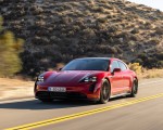 2022 Porsche Taycan GTS Sport Turismo (Color: Carmine Red) Front Wallpapers 150x120