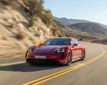 2022 Porsche Taycan GTS Sport Turismo (Color: Carmine Red) Front Wallpapers  150x120