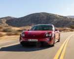 2022 Porsche Taycan GTS Sport Turismo (Color: Carmine Red) Front Wallpapers 150x120 (2)