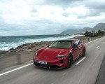 2022 Porsche Taycan GTS Sport Turismo (Color: Carmine Red) Front Wallpapers 150x120 (27)