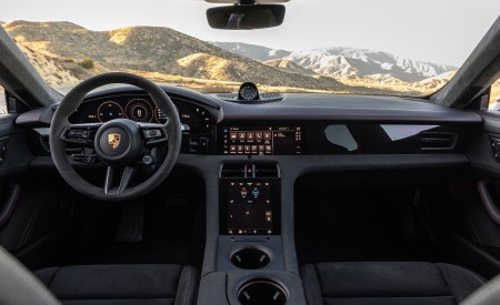 2022 Porsche Taycan GTS Sport Turismo (Color: Carmine Red) Interior Cockpit Wallpapers 450x275 (24)