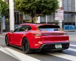 2022 Porsche Taycan GTS Sport Turismo (Color: Carmine Red) Rear Three-Quarter Wallpapers 150x120