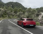 2022 Porsche Taycan GTS Sport Turismo (Color: Carmine Red) Rear Three-Quarter Wallpapers 150x120