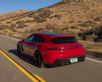 2022 Porsche Taycan GTS Sport Turismo (Color: Carmine Red) Rear Three-Quarter Wallpapers 150x120 (10)