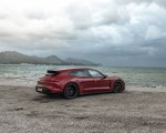 2022 Porsche Taycan GTS Sport Turismo (Color: Carmine Red) Rear Three-Quarter Wallpapers 150x120