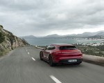 2022 Porsche Taycan GTS Sport Turismo (Color: Carmine Red) Rear Three-Quarter Wallpapers 150x120