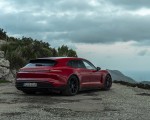 2022 Porsche Taycan GTS Sport Turismo (Color: Carmine Red) Rear Three-Quarter Wallpapers 150x120 (94)