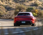 2022 Porsche Taycan GTS Sport Turismo (Color: Carmine Red) Rear Wallpapers 150x120