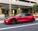 2022 Porsche Taycan GTS Sport Turismo (Color: Carmine Red) Side Wallpapers 150x120