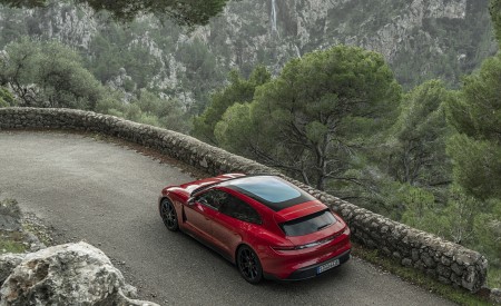 2022 Porsche Taycan GTS Sport Turismo (Color: Carmine Red) Top Wallpapers 450x275 (49)