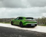 2022 Porsche Taycan GTS Sport Turismo (Color: Mamba Green Metallic) Rear Three-Quarter Wallpapers 150x120