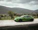 2022 Porsche Taycan GTS Sport Turismo (Color: Mamba Green Metallic) Side Wallpapers 150x120