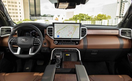 2022 Toyota Tundra 1794 Edition (Color: Smoked Mesquite) Interior Cockpit Wallpapers 450x275 (9)