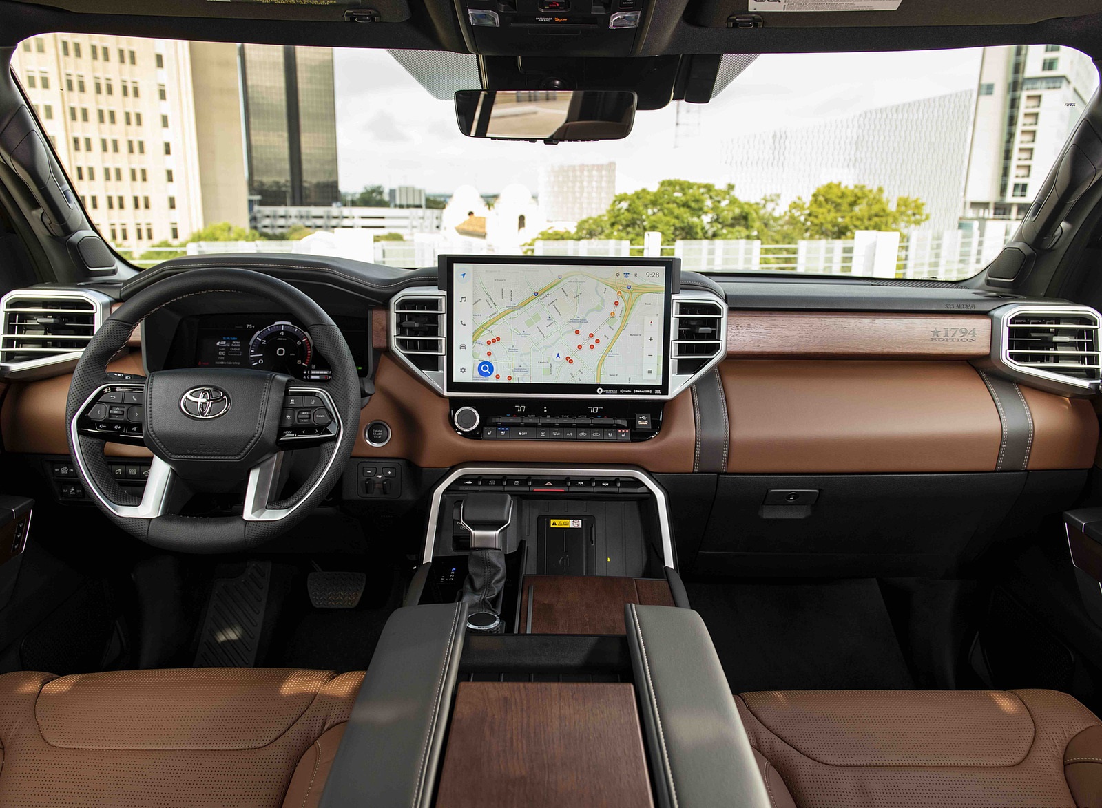 2022 Toyota Tundra 1794 Edition (Color: Smoked Mesquite) Interior Cockpit Wallpapers #9 of 11