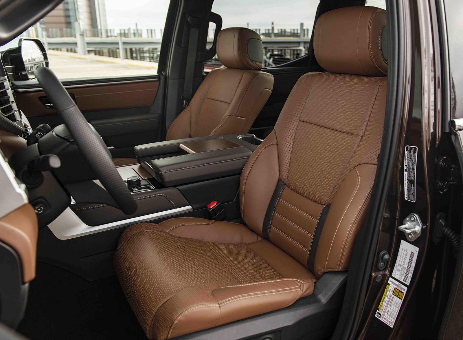 2022 Toyota Tundra 1794 Edition (Color: Smoked Mesquite) Interior Seats Wallpapers (7)