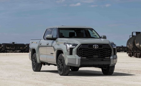 2022 Toyota Tundra SR5 TRD Sport (Color: Lunar Rock) Front Wallpapers 450x275 (4)