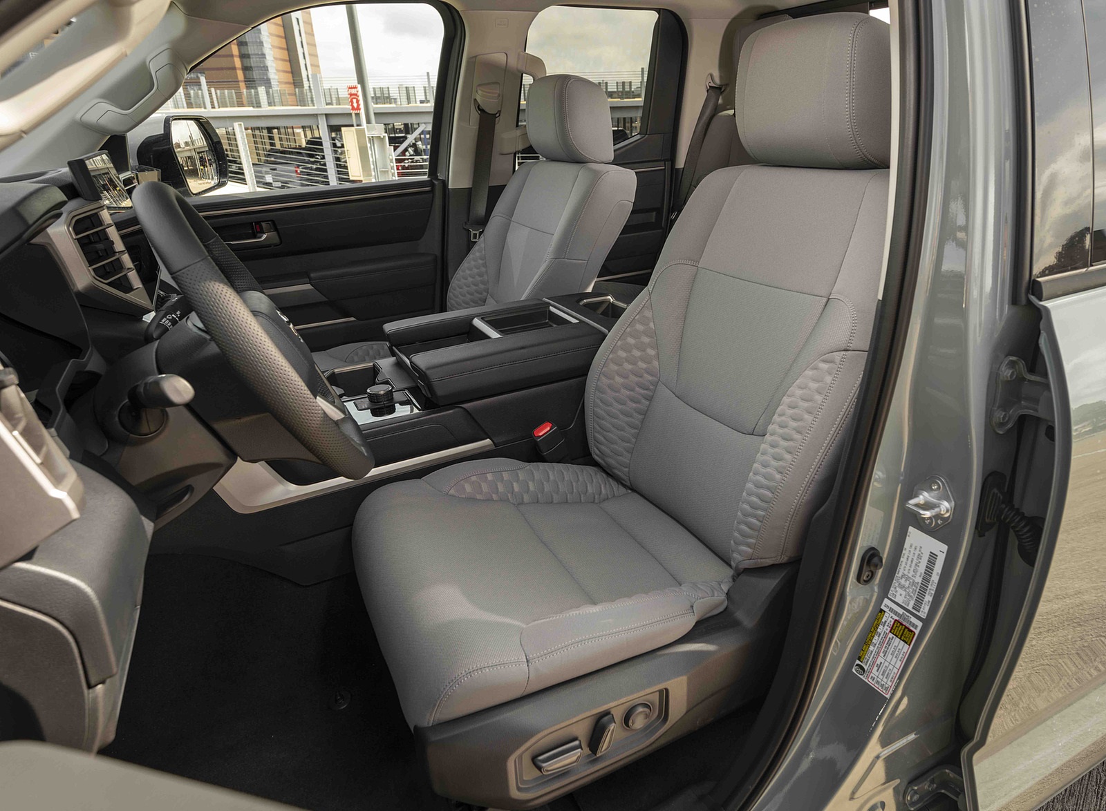 2022 Toyota Tundra SR5 TRD Sport (Color: Lunar Rock) Interior Seats Wallpapers (6)