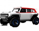 2023 Ford Bronco DR Design Sketch Wallpapers 150x120