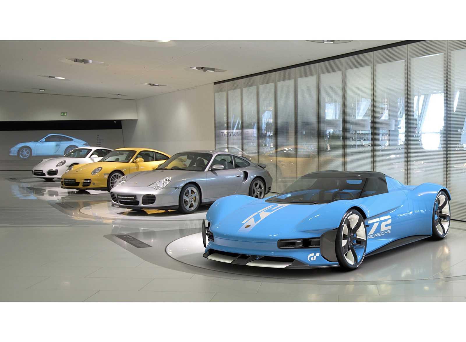 2021 Porsche Vision Gran Turismo Concept Family Wallpapers #23 of 25