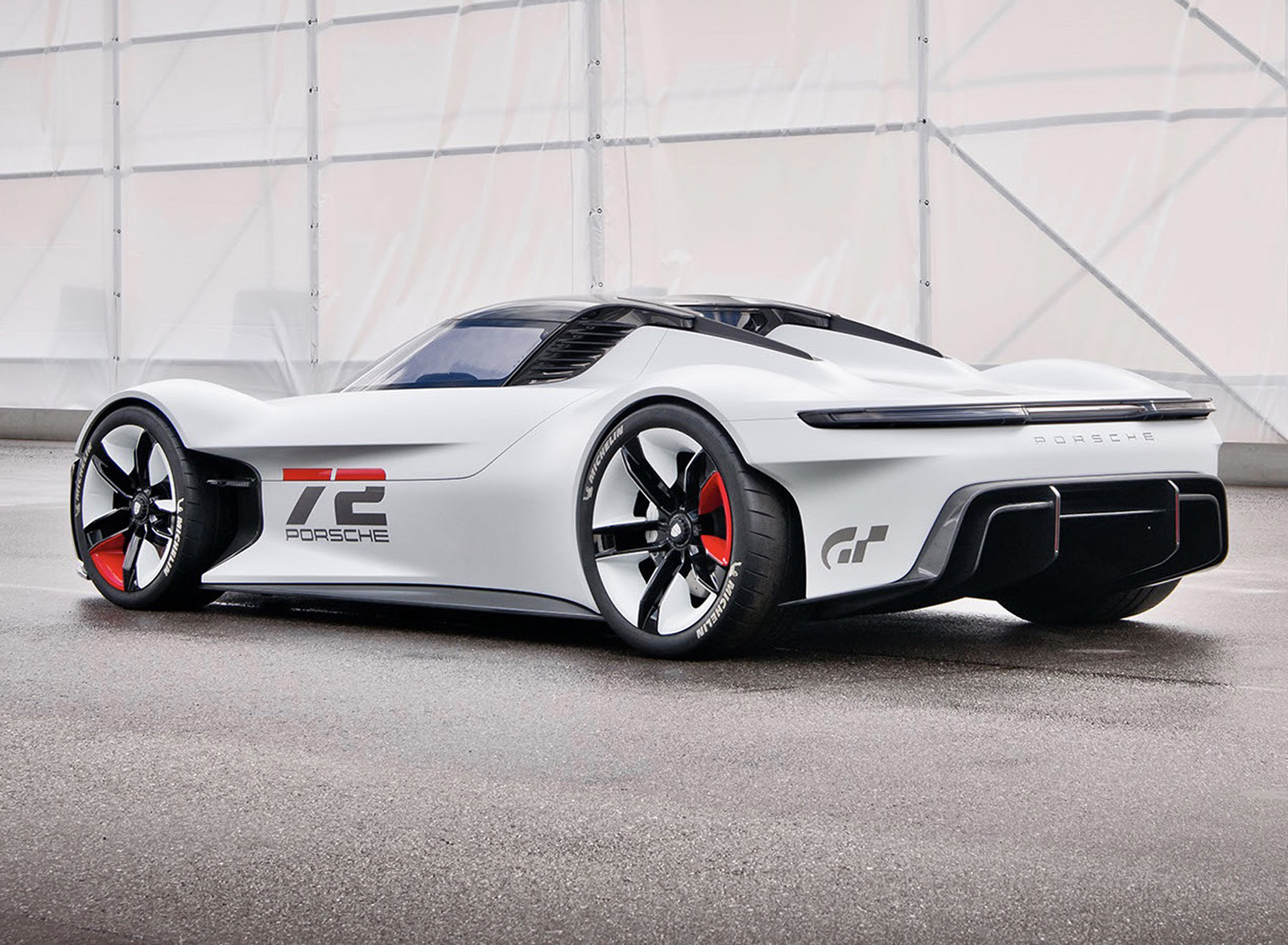 2021 Porsche Vision Gran Turismo Concept Rear Three-Quarter Wallpapers (6)