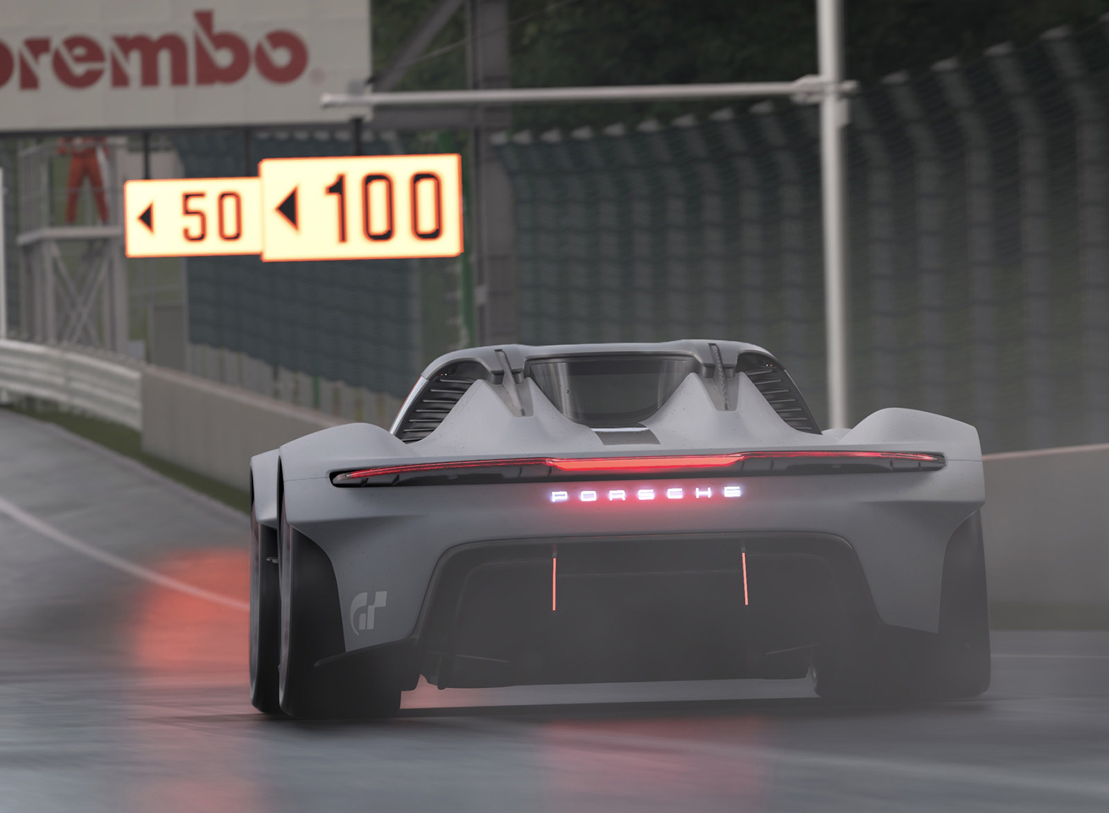 2021 Porsche Vision Gran Turismo Concept Rear Wallpapers (2)