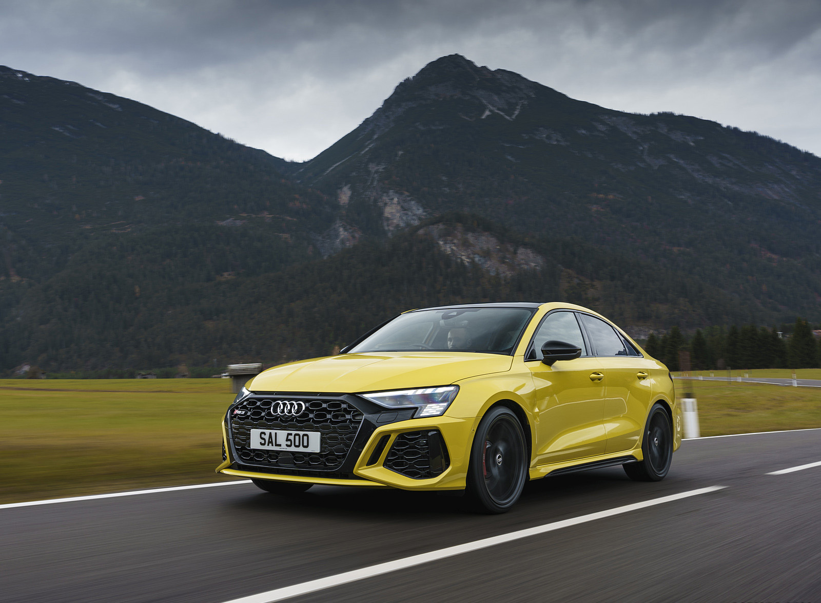 2022 Audi RS 3 Saloon Launch Edition (UK-Spec) Front Three-Quarter Wallpapers (1)