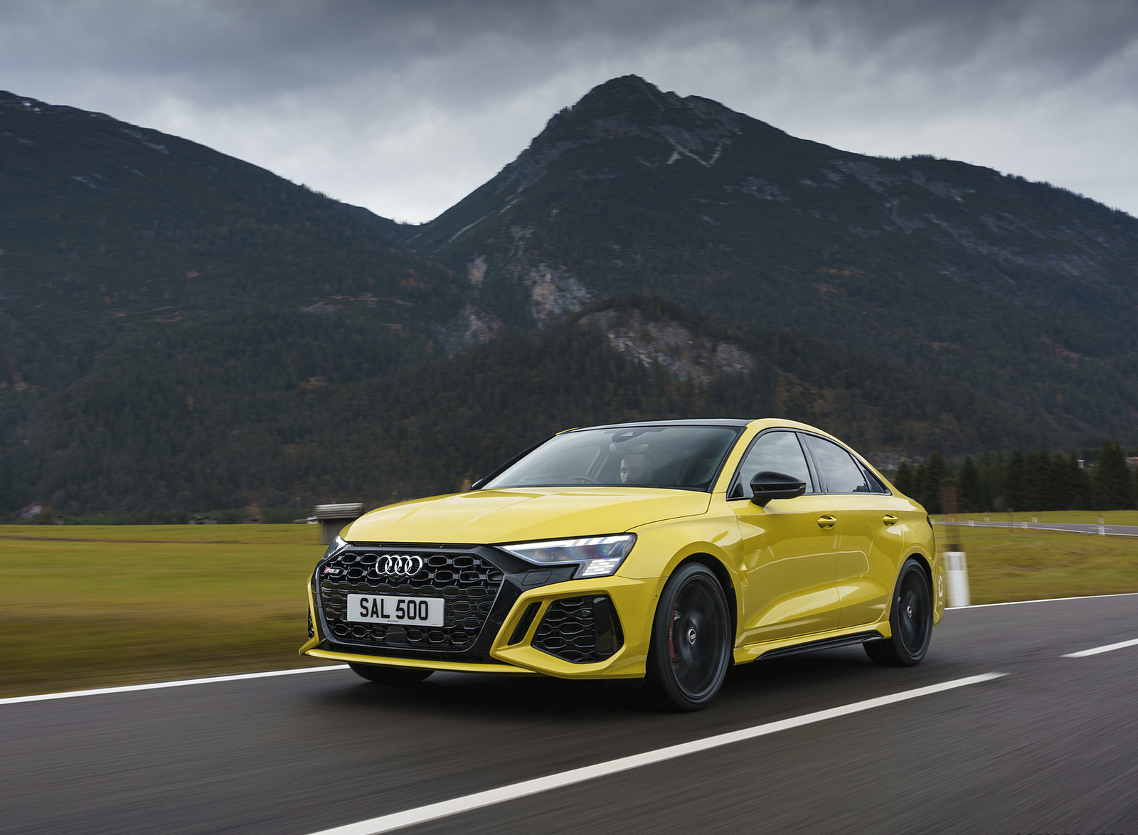 2022 Audi RS 3 Saloon Launch Edition (UK-Spec) Front Three-Quarter Wallpapers #1 of 74