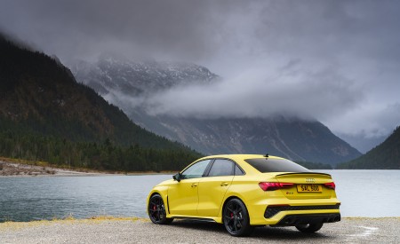 2022 Audi RS 3 Saloon Launch Edition (UK-Spec) Rear Three-Quarter Wallpapers 450x275 (37)