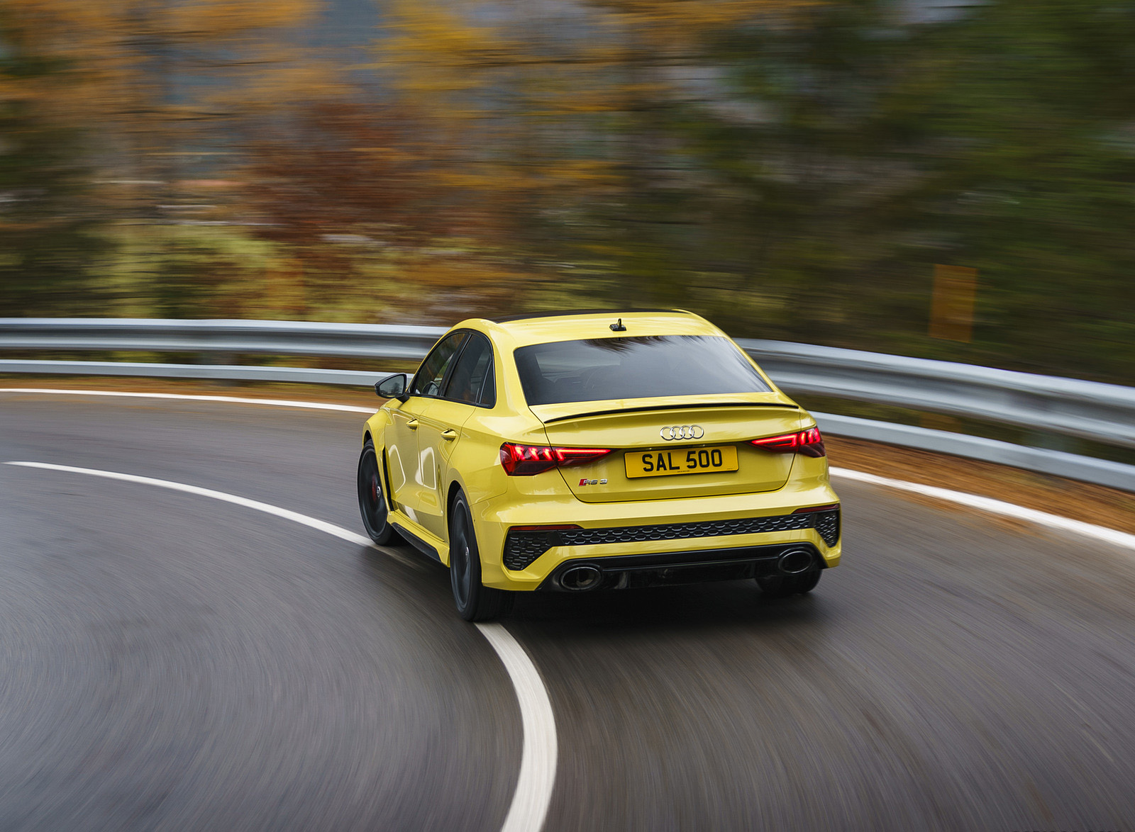 2022 Audi RS 3 Saloon Launch Edition (UK-Spec) Rear Three-Quarter Wallpapers (10)