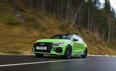 2022 Audi RS 3 Sportback Launch Edition (UK-Spec) Front Three-Quarter Wallpapers 450x275 (8)