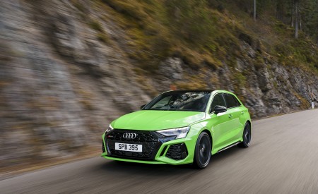 2022 Audi RS 3 Sportback Launch Edition (UK-Spec) Front Three-Quarter Wallpapers 450x275 (9)