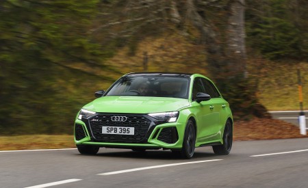 2022 Audi RS 3 Sportback Launch Edition (UK-Spec) Front Three-Quarter Wallpapers 450x275 (2)