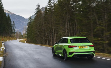 2022 Audi RS 3 Sportback Launch Edition (UK-Spec) Rear Three-Quarter Wallpapers 450x275 (13)