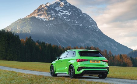 2022 Audi RS 3 Sportback Launch Edition (UK-Spec) Rear Three-Quarter Wallpapers 450x275 (54)