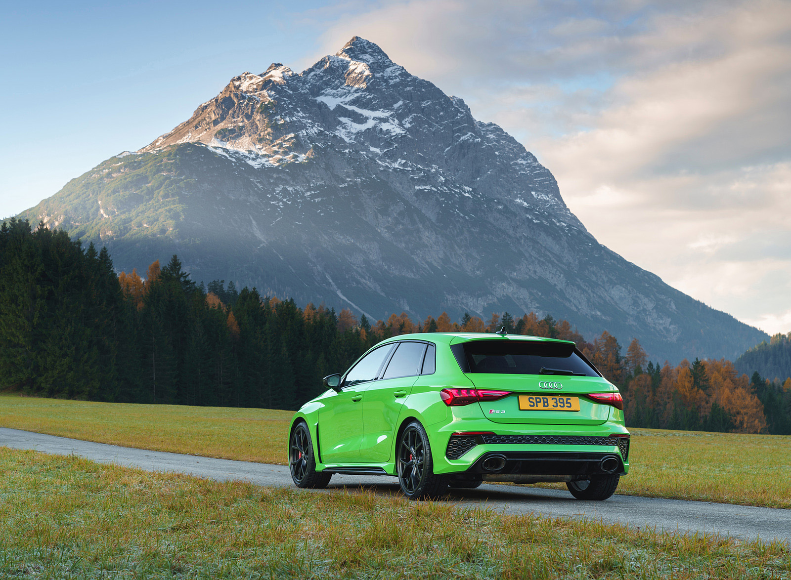 2022 Audi RS 3 Sportback Launch Edition (UK-Spec) Rear Three-Quarter Wallpapers #54 of 115