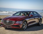 2022 Genesis G80 Front Three-Quarter Wallpapers 150x120 (55)