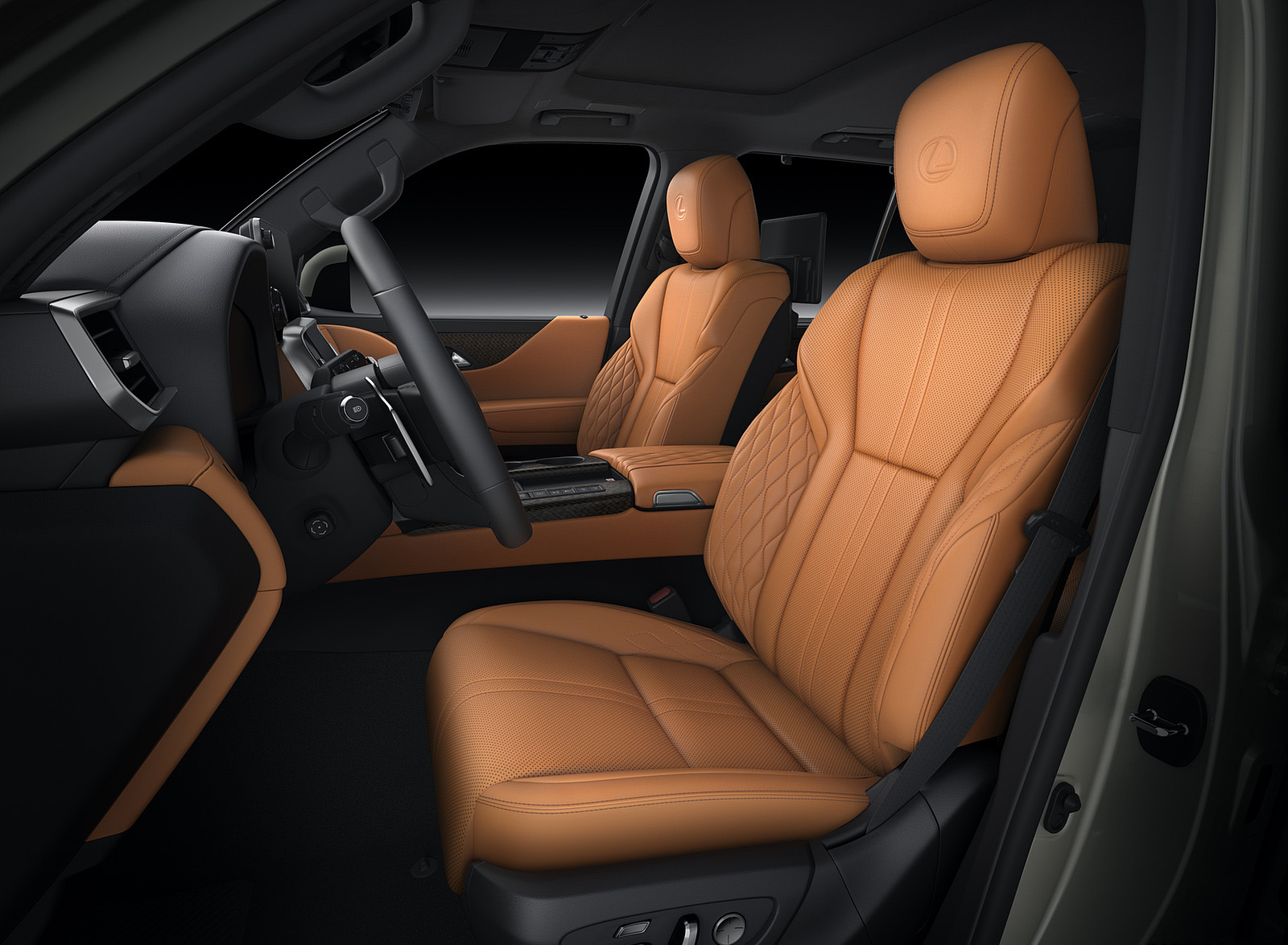 2022 Lexus LX 600 Interior Front Seats Wallpapers #31 of 73