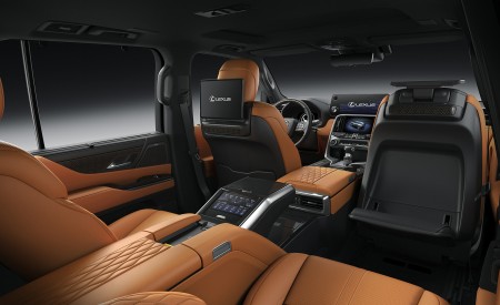 2022 Lexus LX 600 Interior Rear Seats Wallpapers 450x275 (34)
