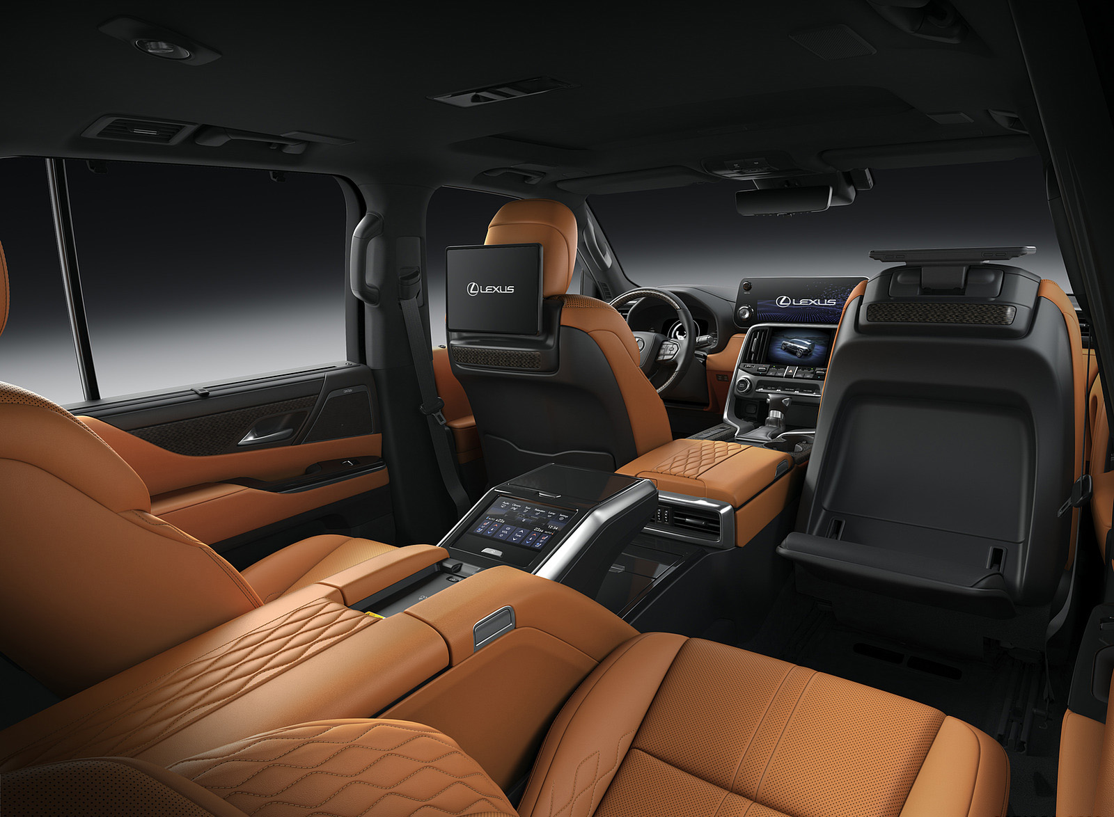2022 Lexus LX 600 Interior Rear Seats Wallpapers #34 of 73