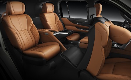 2022 Lexus LX 600 Interior Rear Seats Wallpapers 450x275 (35)