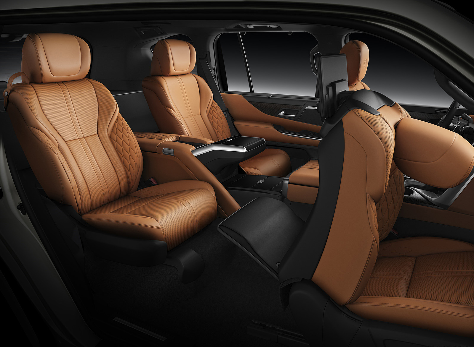 2022 Lexus LX 600 Interior Rear Seats Wallpapers #35 of 73
